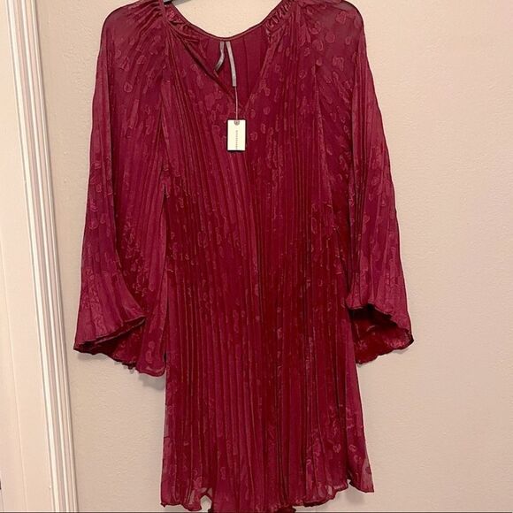 NWT Anthropologie Toulan Pleated Mini Dress XS - Picture 3 of 7